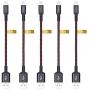 iPhone Charger 1 ft (5 Pack) Cable,Short Nylon Braided USB Fast Charging&Syncing Cable Cord Connector for iPhone 11/11Pro/11Max/ X/XS/XR/XS Max/8/7/6/5S/SE