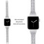 Aottom Compatible for Apple Watch Band 42mm 44mm Women Diamond Rhinestone Crystal Metal Luxury Jewelry Bling Giltter Sport Replacement Band Bracelet Wristband for 42mm 44mm iWatch Band Series 4/3/2/1