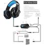 KOTION EACH GS600 Pro PC Gaming Headset Stereo Headphones with Microphone for Xbox 360 / PS3 / PS4 / PC Computer Laptop/Mobile Phones