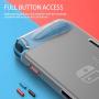 E-Began Protective Soft TPU Case for Nintendo Switch, Ultra Slim Thin [Anti-Scratch] with Ergonomic Grip Design, Light Weight Shockproof Cover Case -Clear