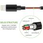 iPhone Charger Cable - Quntis 3Pack 6ft Lightning to USB A Certified Charger Cord Compatible with iPhone Xs Max XR X 8 Plus 7 Plus 6s Plus 5s SE iPad Pro iPod Airpods and More - Black