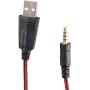 Each 3.5 mm Gaming Headphones Headset Headband with Microphone & LED Light for Playstation 4 PS4 Tablet PC iPhone 6/6s/6 plus/5s/5c/5 Mobile Phones Black+Red