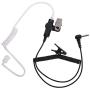 COISOUND Two Way Radio Earpiece Noise Canceling Transparent Security Headset Walkie Talkie Headphone 3.5mm pin Receiver/Listen ONLY for Any Motorola  Kenwood ICOM Single Pin Radio