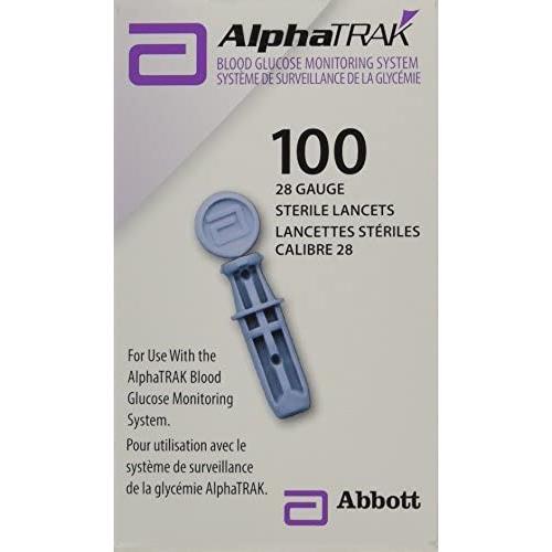 AlphaTRAK Lancets, 28 Gauge, Sterile, Box of 100