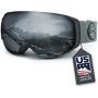 Wildhorn Roca Snowboard & Ski Goggles - US Ski Team Official Supplier - Interchangeable Lens - Premium Snow Goggles