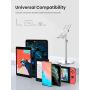 Cell Phone Stand for Desk, Upgraded Stable iPad Stand All Aluminum Alloy, LISEN Angle Height Adjustable Phone Stand Universal Phone Holder for Desk for 4.7"-12.9" Phones,Tablet,Nintendo Switch,Kindle