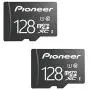 Pioneer microSD Classic with Adapter - C10, U1, Full HD Memory Card (2 Pack) (128G (2pack)) Pioneer microSD Classic with Adapter - C10, U1, Full HD Memory Card (2 Pack) (128G (2pack))