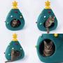 TORDES Washable Shark Pet House Cave Bed for Small Medium Dog Cat Puppies with Removable Cushion and Waterproof Bottom