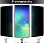 Galaxy S10 3D Curved Privacy Tempered Glass Screen Protector, Defender 9H Hardness Case Friendly Anti-spy Peeking Tempered Glass Screen Protector, for Samsung Galaxy S10 (6.1")