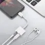 [Apple MFi Certified] for iPhone Headphones Adapter, Headphone Jack Adapter Dual Ports Dongle Charge Jack AUX Audio 3.5mm for iPhone 11/11 Pro/X/XS/XR/8/7, Earphones Cable Convertor Support All iOS