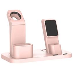 BEACOO Stand for iwatch 5, Charging Stand Dock Station for AirPods Stand Charging Docks Holder, Support for iwatch 5/4/3/2/1 NightStand Mode and for iPhone 11/X/7/7plus/SE/5s/6S