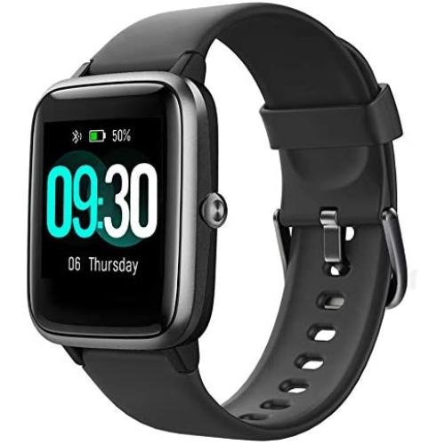 Willful Smart Watch for Android Phones and iOS Phones Compatible iPhone Samsung, IP68 Swimming Waterproof Smartwatch Fitness Tracker Fitness Watch Heart Rate Monitor Smart Watches for Men Women Black