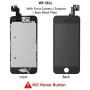 for iPhone SE Screen Replacement with Camera Black for A1662,A1723,A1724, Mobkitfp Compatible with iPhone 5SE Screen Replacement Digitizer LCD Touch Screen Display, Full Assembly with Repair Tools