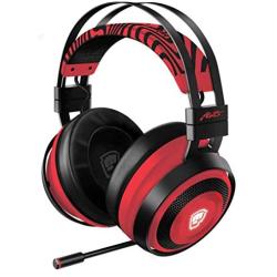 Razer Nari Ultimate Wireless 7.1 Surround Sound Gaming Headset: THX Audio & Haptic Feedback - Auto-Adjust Headband - Chroma RGB - Retractable Mic - For PC, PS4 - PewDiePie Limited Edition