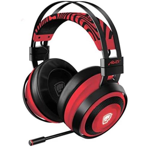 Razer Nari Ultimate Wireless 7.1 Surround Sound Gaming Headset: THX Audio & Haptic Feedback - Auto-Adjust Headband - Chroma RGB - Retractable Mic - For PC, PS4 - PewDiePie Limited Edition