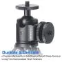 Ball Head with Cold Shoe Mount, 360 Degree Panning, 90 Degree Tilt Notch, 1/4" Screw and Shoe Mount, for Tripod,Selfie Stick,Monopod Mount, Come with on Camera Hot Shoe Adapter. Ball Head with Cold Shoe Mount, 360 Degree Panning, 90 Degree Tilt Notch, 1/4" Screw and Shoe Mount, for Tripod,Selfie Stick,Monopod Mount, Come with on Camera Hot Shoe Adapter.