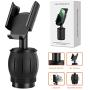YoFeW [Upgraded] Cup Holder Phone Mount Aluminum Alloy Adjustable Phone Cup Mount for Cell Phone iPhone Xs/Xs Max/X/8/7 Plus/Galaxy and Most Smartphones