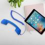 CM Vintage Retro Telephone Handset Cell Phone Receiver MIC Microphone for Cellphone Smartphone, 3.5 mm Socket (Blue)