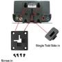 Low Profile Drinks Cup Holder Mount for Sirius XM Onyx Plus Lynx Satellite Radio w/Single T (XM) Delphi Skiff & AMPS Pattern (+Free Smartphone Holder Included for All iPhone 11 XR XS X Galaxy S10)