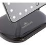Impressions Vanity Makeup Vanity Mirror with Lights and Bluetooth Speakers | Black TouchPro Makeup Mirror Bluetooth & USB Charger