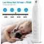 HOROOMI Dog Nail Grinder, Pet Nail Grinder Adjustable 2-Speed Electric Rechargeable Pet Nail Trimmer Painless Grooming & Smoothing for Small Medium Large Dogs & Cats
