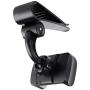 Sun Visor Car Cell Phone Holder, Universal 360 Rotating Car Mount Support Clip Bracket Compatible for iPhone Xs/Xs Max/Xr/X/8/7/6 Samsung Note 9/8/5 Galaxy S9/S8/S7/S6 Moto Z3 Smartphones GPS (Black)