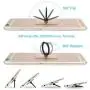 Transparent Phone Ring Cell Phone Ring Holder 360 Degree Rotation Round Finger Ring Stand Kickstand Compatible Most of Smartphones Set of 2 (Black)