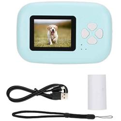 Portable Photo Printer, Mini Kids Instant Print Camera & Video Camcorder Bundle with 2.0" HD Screen, Selfie Mirror, Filters for Hours of Fun & Crafts, for Boys Girls