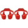 Honsky Thumbs-up Cell Phone Stands, Tablet Display Stands, Cellphone Holder, Mobile Smartphone Mount Cradle for Desk Desktop – Universal Multi-Angle Cute, 2 Packs, Red