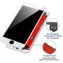 SZRSTH Compatible with iPhone 8 Plus Screen Replacement White 5.5 Inch LCD Display with 3D Touch Screen Digitizer Frame Display Full Assembly Include Full Free Repair Tool Kits+Screen Protector