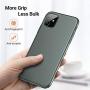TORRAS Slim Fit iPhone 11 Case, Hard Plastic PC Ultra-Thin Phone Cover Case with Matte Finish Coating Grip Compatible with iPhone 11 (6.1 Inch), Midnight Green