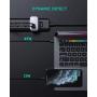 USB C Charger AUKEY Omnia 65W Fast Charger (Dual Port USB C PD 3.0 Plus USB A) with GaNFast Technology and Dynamic Detect PD Charger Wall Charger for MacBook Pro Air, iPad Pro, iPhone SE, ASUS, HP, LG