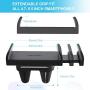 Car Phone Mount, Lamicall Car Vent Holder : Universal Stand Cradle Holder Compatible with Phone Xs Max XR 8 X 8P 7 7P 6S 6P 6, Galaxy S5 S6 S8 S9, Google, LG, Huawei, Other Smartphone - Gray