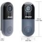 Energizer Connect Smart 1080p HD Video Doorbell with Cloud Storage and Remote Access Through Your Smartphone via iOS and Android App