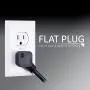GE, Black, Strip Surge Protector Charger, 10 Outlets, 2 USB Ports, Fast Charge, Flat Plug, Long Power Cord, 4 Feet, Wall Mount, Warranty, 37746, 4 ft GE, Black, Strip Surge Protector Charger, 10 Outlets, 2 USB Ports, Fast Charge, Flat Plug, Long Power Cord, 4 Feet, Wall Mount, Warranty, 37746, 4 ft