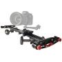 VidPro Professional 24" Track Slider & Skater Dolly Combo (SK-24), Black