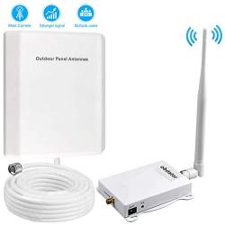 AT&T T-Mobile Cell Phone Signal Boosters 4G LTE Cell Booster Amplifier Indoor FDD 700Mhz obdator Band 12/17 High Gain 65dB Home Mobile Phone Signal Booster Repeater Kit