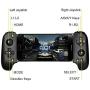 Siomeor Telescopic Wireless Bluetooth Controller Gamepad Mobile Game Controller Android IOS Phone Flexible Joystick Blue and Red