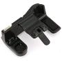 Pudincoco Game Button Mobile Phone Physical Joysticks Assist Tools Button Aim Key for Shooting Games Controller Accessories(Black)