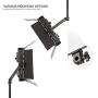 Fovitec - Portable 2-Light 600 LED Daylight Panel Kit for Video & Photo with DMX, V-Lock Mount, Case, and Stands