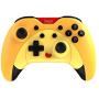 ipega-PG-SW023 Bluetooth Wireless Gamepad with Vibrating six-axis Function for N-Switch PS3 Galaxy S10/S10+ Galaxy S20 S20+5G LG Oppo VIVO MI Android Smartphone Tablet (Win 7 and Above) (Yellow)