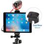 Ulanzi iPad Tripod Mount, Adapter - Aluminum Metal Tablet Tripod Mount with Cold Shoe, iPad Mount for Tripod, iPad Holder for Tripod, Compatible for iPad Mini, iPad, iPad Pro, and More Tablets