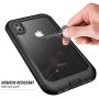 Eonfine iPhone X Case/iPhone Xs Case, Built-in Screen Protector Real 360° Full Body Protection Heavy Duty Shockproof Rugged Cover Skin for iPhone X/Xs 5.8inch (Black/Clear)