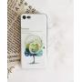 Transparent Circular Cell Phone Ring Holder Kickstand,Clear Phone Finger Ring Grip Stand for Phones,Pad