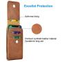 Takfox Phone Holster for Samsung Galaxy S20 S10 S10e S9 S8 S7 Edge,Note 10 Note 9 Note 8,A10e A20 A30 A50, J7 J3 Cell Phone Belt Clip Holster Premium Leather Carrying Phone Pouch w Card Holder,Brown