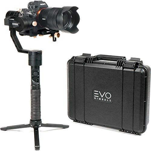 EVO Rage Gen2 Camera Stabilizer for DSLR or Mirrorless Cameras, Works with Sony, Panasonic and Most Cameras 0.75 to 5.5lbs, 1 Year US Warranty and Tech Support