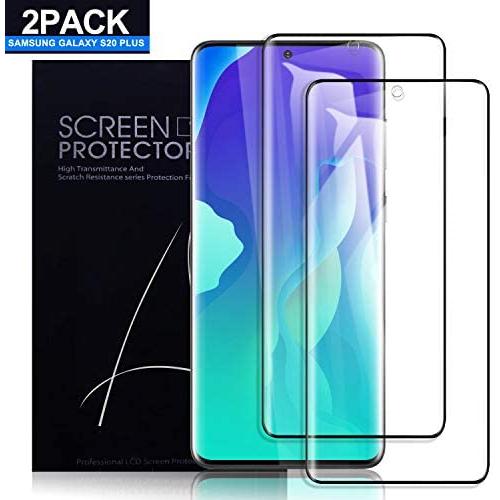[2 Pack] Yersan Samsung Galaxy S20 Plus Screen Protector, (Ultrasonic Fingerprint Compatible) (3D Full Edge Covered) Anti-Scratch HD Clear Protective Film for Samsung Galaxy S20 Plus 5G (6.7 Inch)