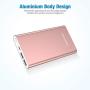 POWERADD Pilot 4GS 12000mAh 8-Pin Input Portable Charger External Battery Pack with 3A High-Speed Output Compatible with iPhone, iPad, iPod and More - Rose Gold (8 Pin Cable Include) POWERADD Pilot 4GS 12000mAh 8-Pin Input Portable Charger External Battery Pack with 3A High-Speed Output Compatible with iPhone, iPad, iPod and More - Rose Gold (8 Pin Cable Include)
