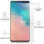 [2 Pack] Galaxy S10 Plus Privacy/HD Screen Protector, Anti-Spy Flexibel Film TPU Screen Protector for Galaxy S10 Plus 6.4 Inch 2020 [Support Fingerprint ID] [Case Friendly] [Full Coverage] - Black