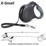 Fida Retractable Dog Leash, 16ft Heavy Duty Pet Walking Leash for X-Small/Small/Medium/Large Dog or Cat up to 110 lbs, Tangle Free. One-Hand Brake Fida Retractable Dog Leash, 16ft Heavy Duty Pet Walking Leash for X-Small/Small/Medium/Large Dog or Cat up to 110 lbs, Tangle Free. One-Hand Brake